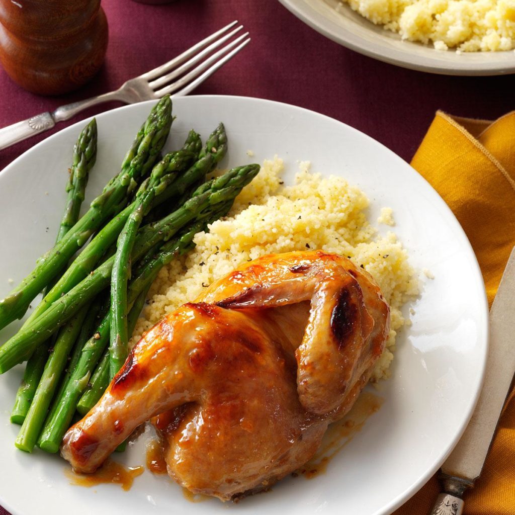 Glazed Cornish Hens