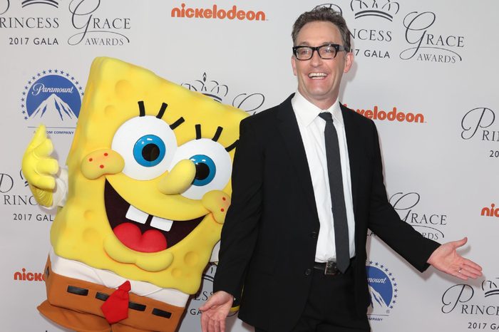 SpongBob SquarePants and Tom Kenny