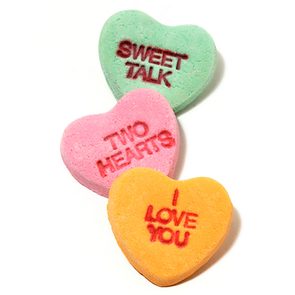 valentine candy hearts