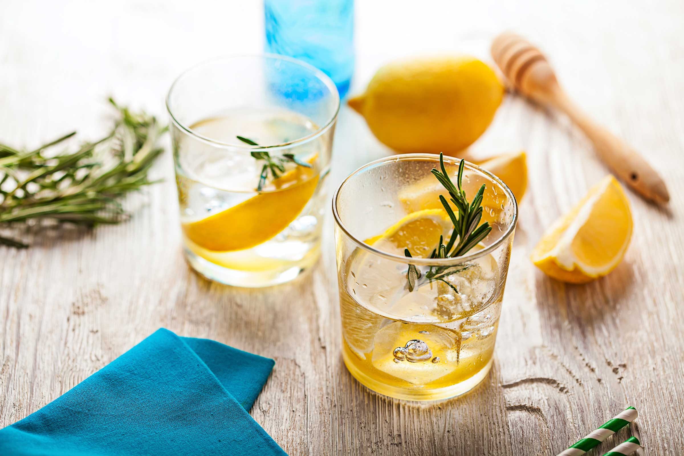 lose weight at desk flavored water