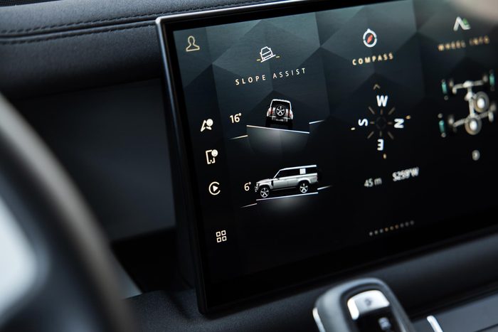 Defender 130 Sedona Red Dubai Interior