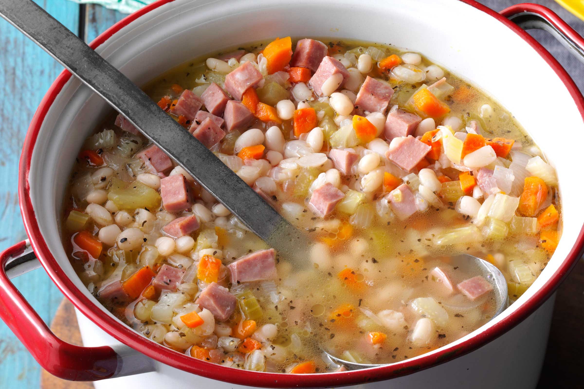 camping recipes Campfire Bean N Ham Soup