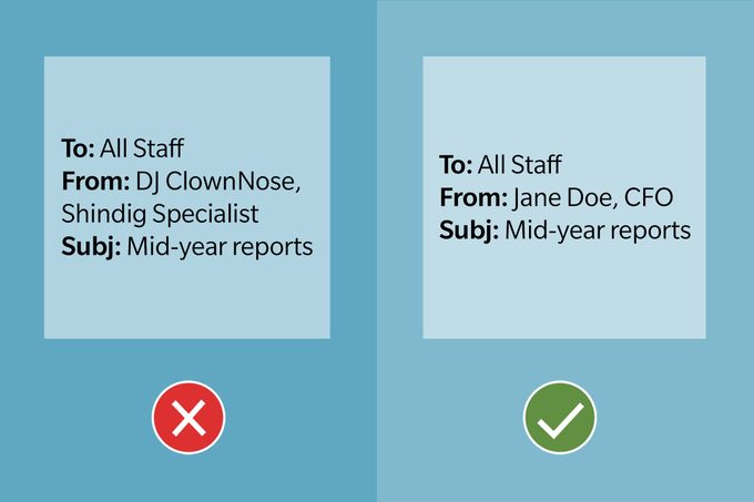 Email Etiquette Tip 2 Keep A Professional Email