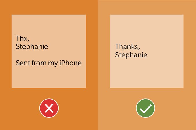 Email Etiquette Tip 20 Avoid Sent From My Iphone