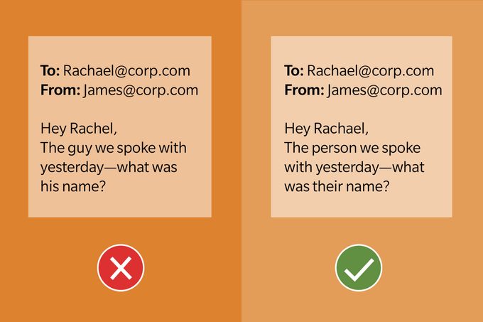 Email Etiquette Tip 8 Dont Assume Pronouns