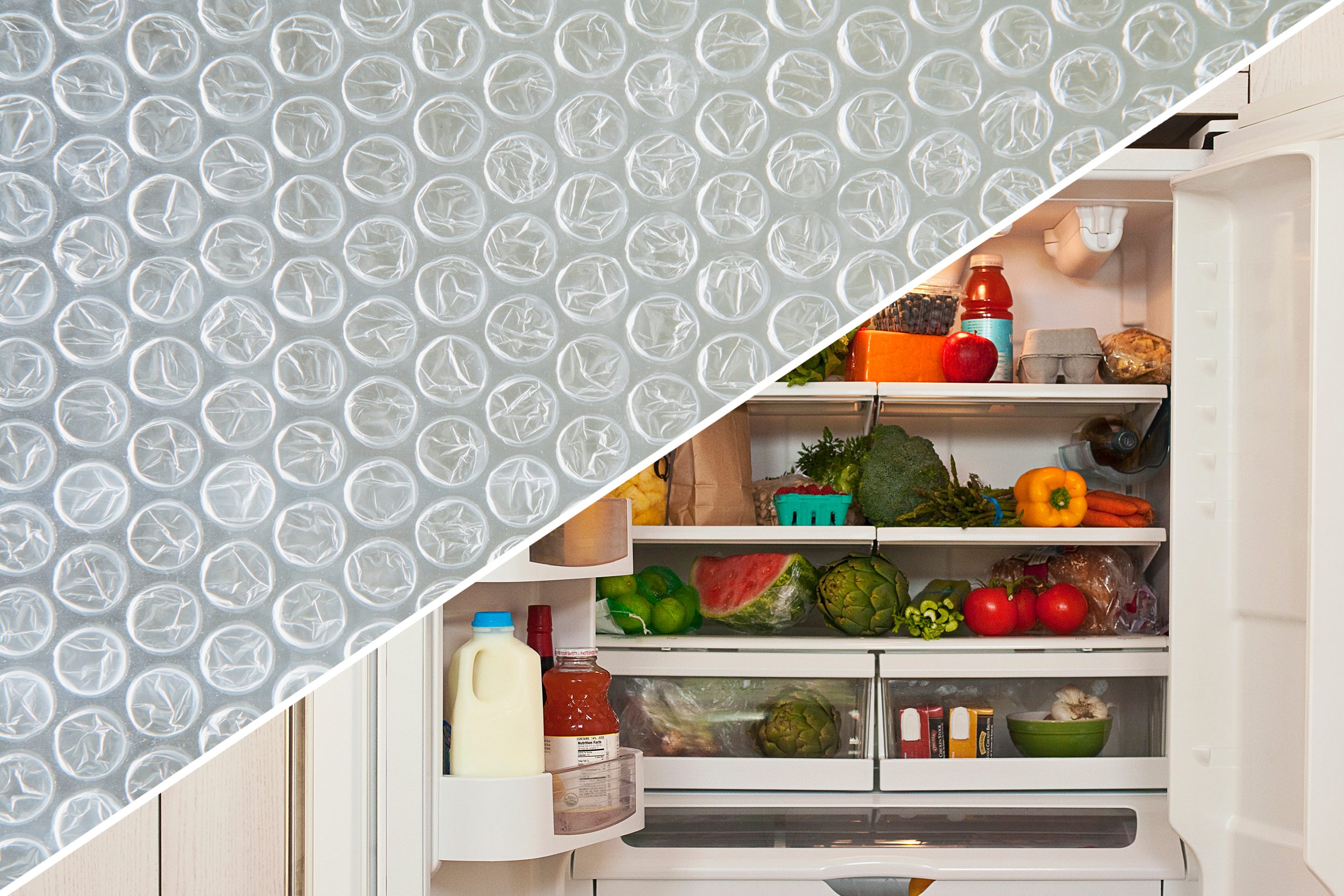fridge bubble wrap
