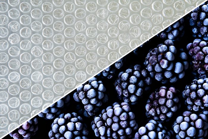 frozen food bubble wrap