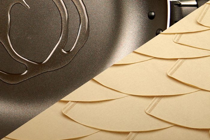 Spread oil or butter