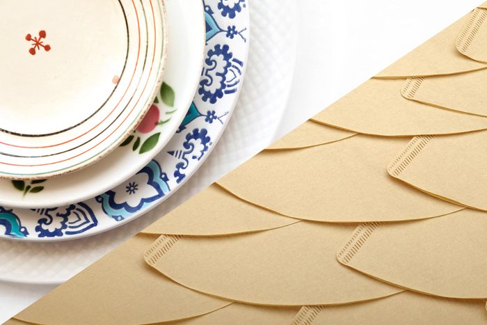 Protect stacked plates