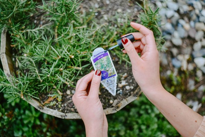 garden label nail polish uses