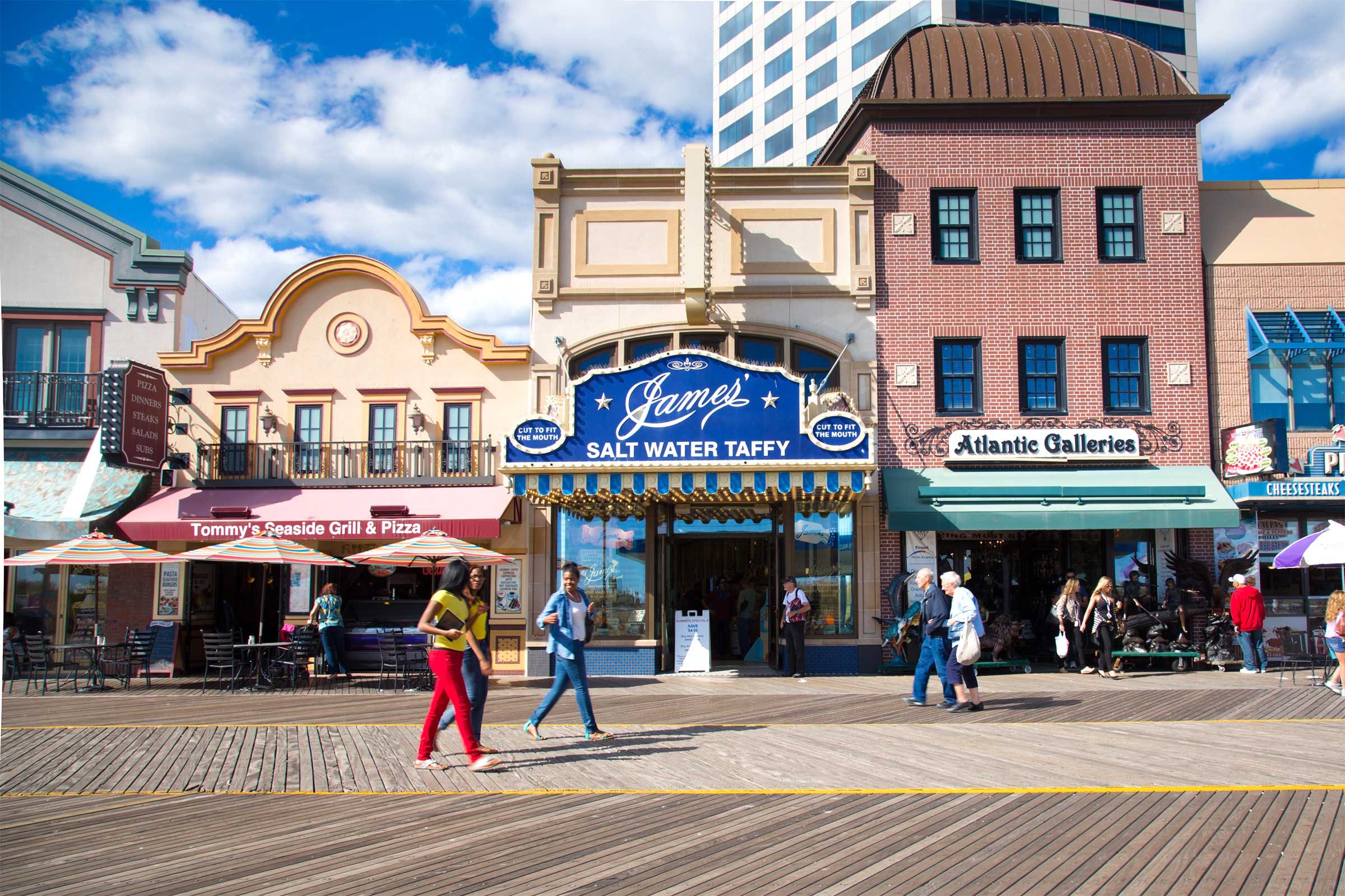 The boardwalk in New Jersey