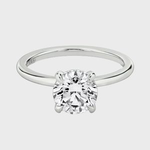 The Classic Hidden Halo Engagement Ring