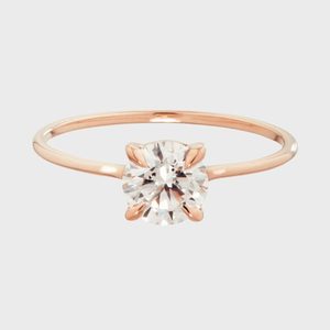 The Swan Solitaire Engagement Ring