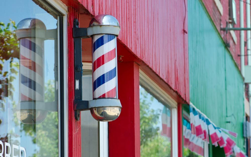 The Disturbing Reason Barber Poles Are Blue, White, and Red