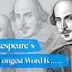 Shakespeareâ€™s Longest Word Is a Whopping 27-Letters Long