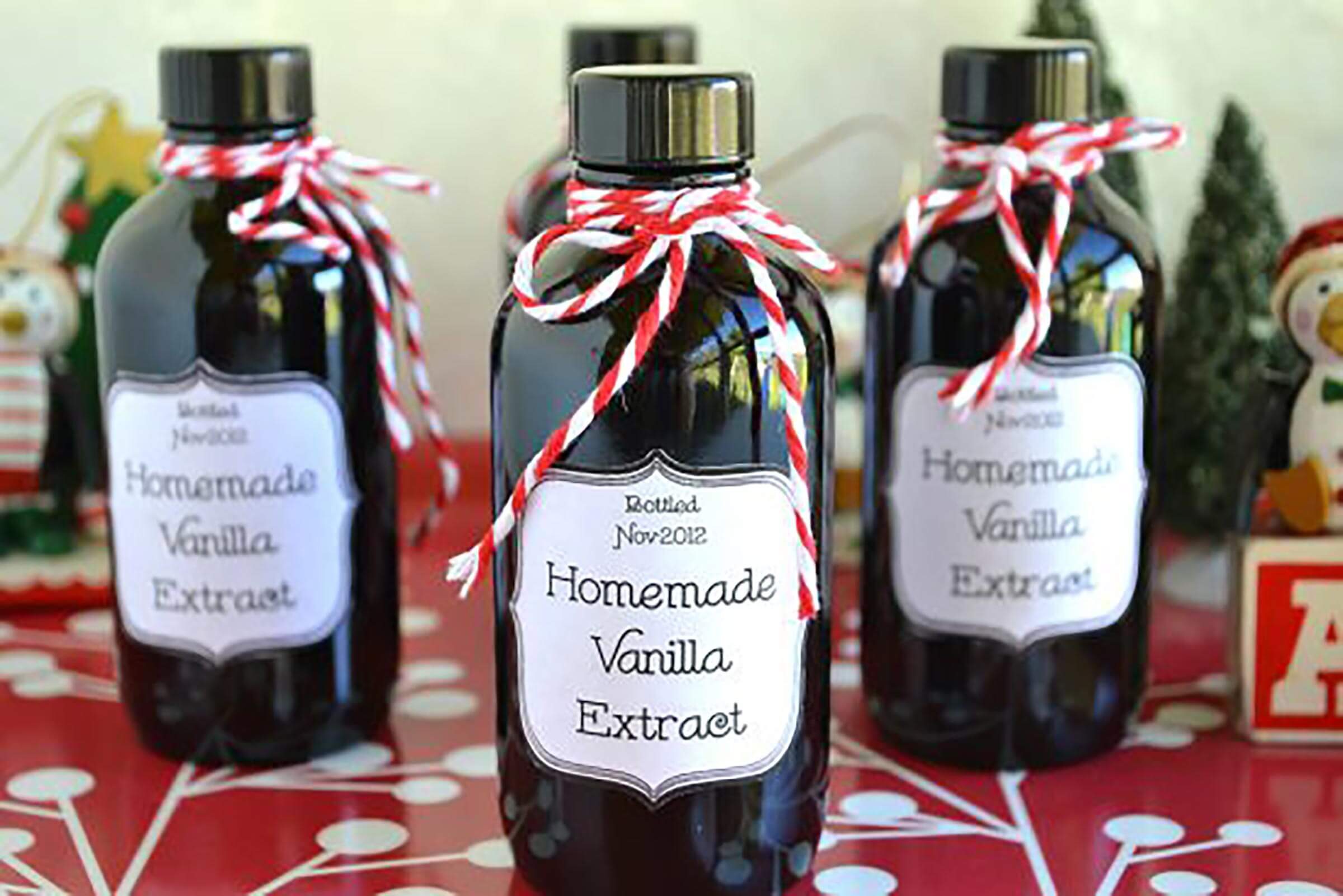 homemade vanilla extract gift