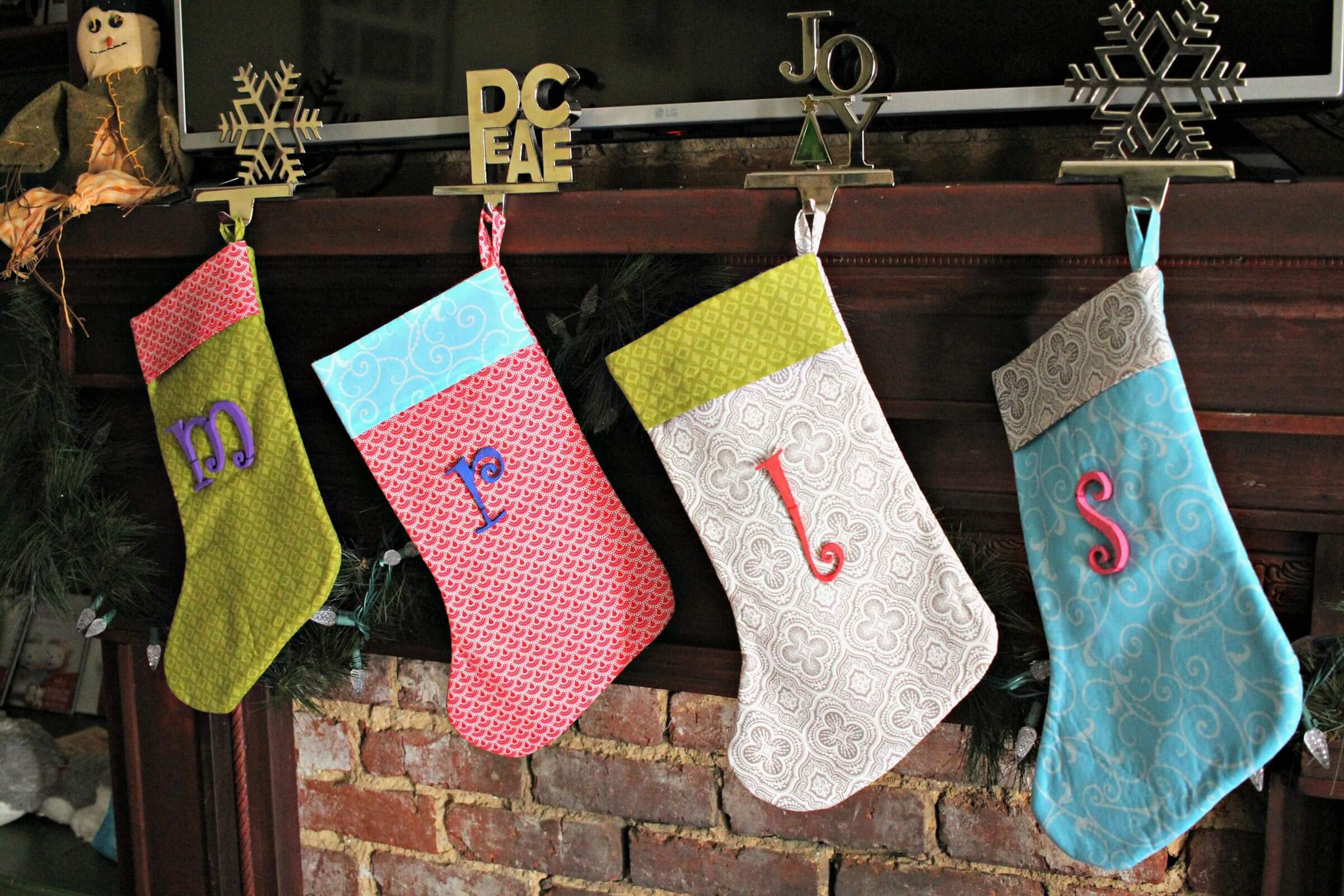 diy homemade christmas stockings