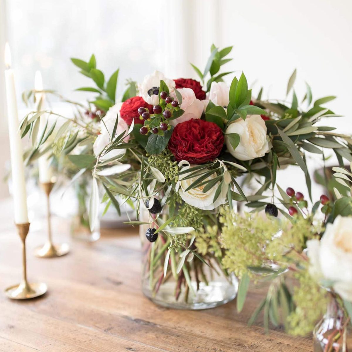 Christmas Flower Arrangements diy gift