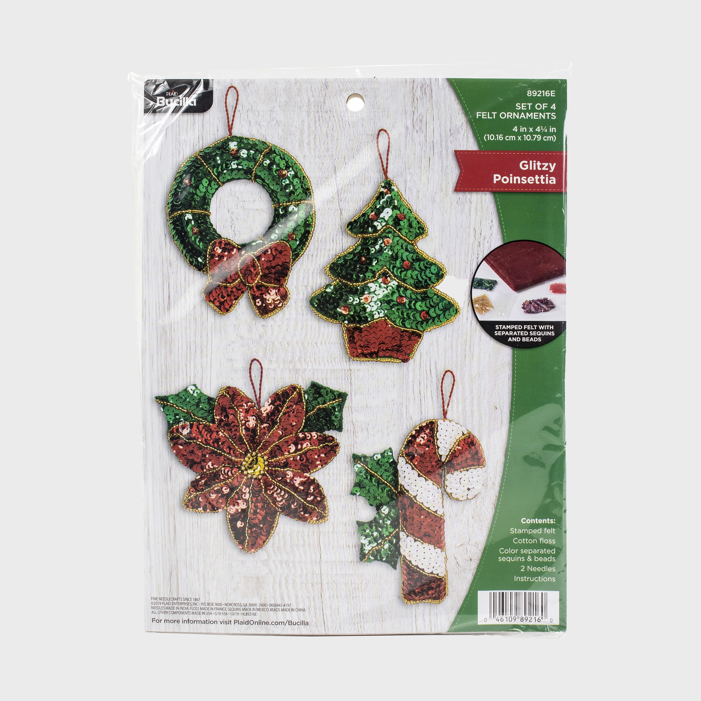 Glitzy Christmas Ornaments