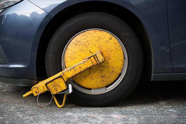 Car-wheel-towed