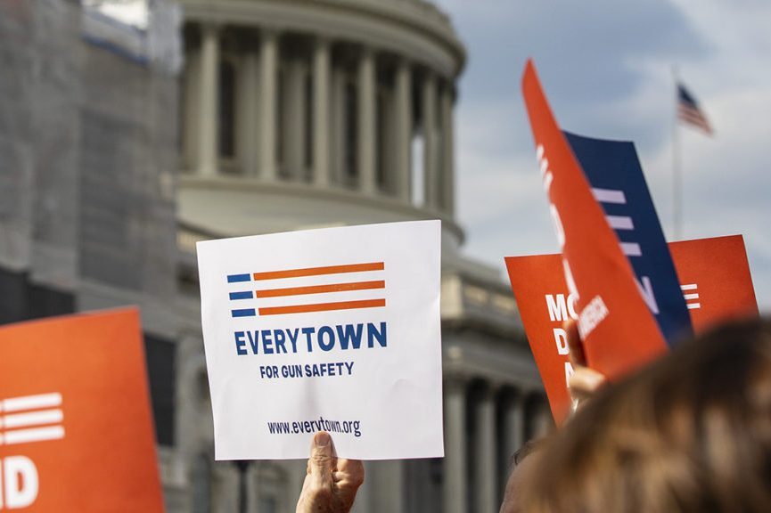 Gun Safety Everytown signs