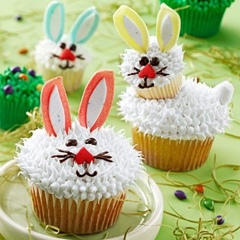 bunny cupcakes