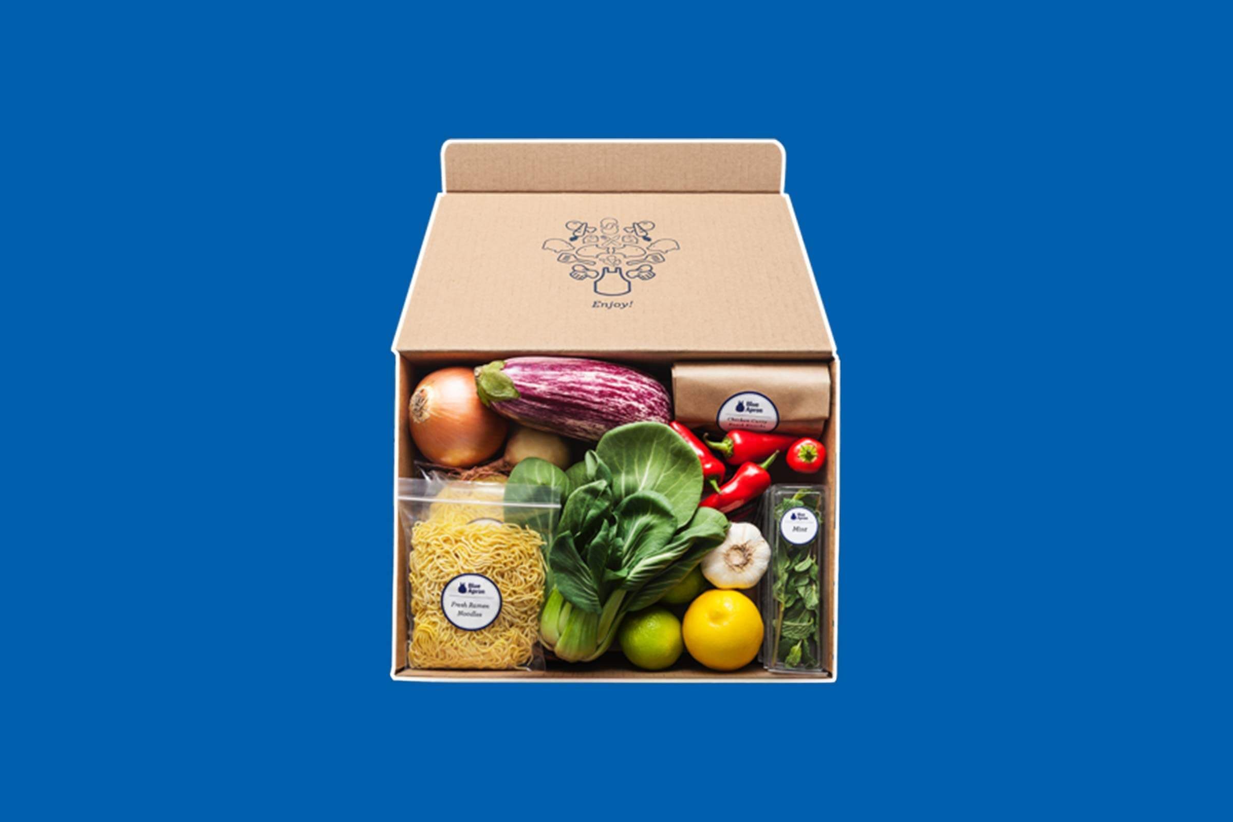 blue apron box