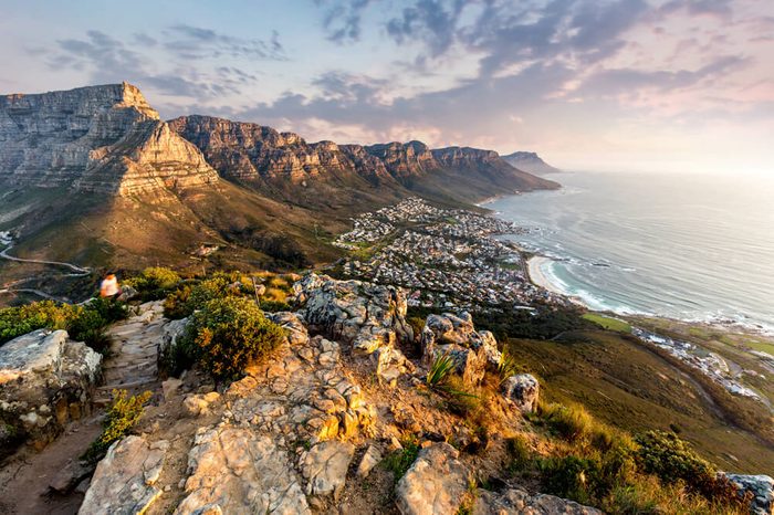 Table mountain sunset