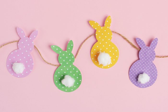 easter bunny homemade diy garland