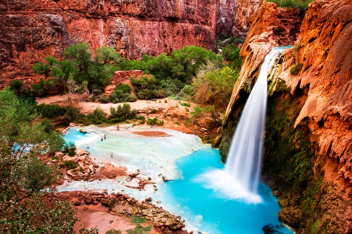 Havasu Falls, natural paradise in the Grand Canyon