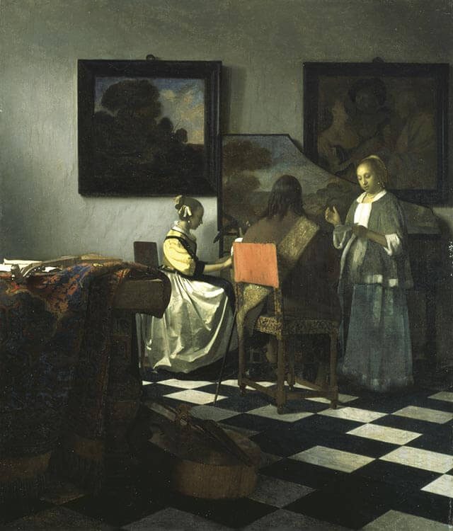 The Concert by Johannes Vermeer