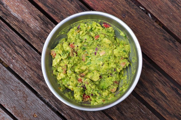 Homemade Guacamole Dip