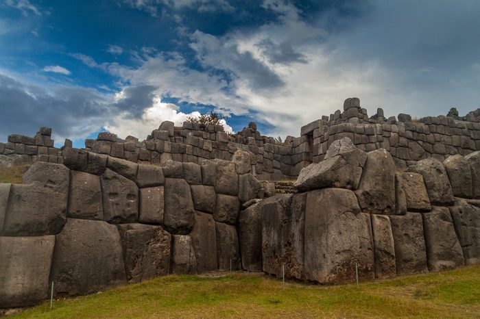 Inca's ruins of Sacsaywaman near Cuzco, Peru.