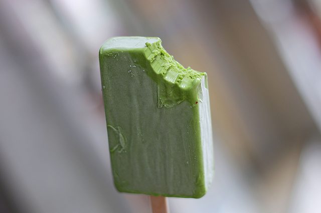 ice pop green tea.