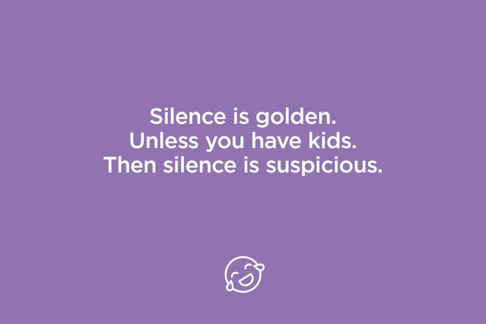 silence is golden