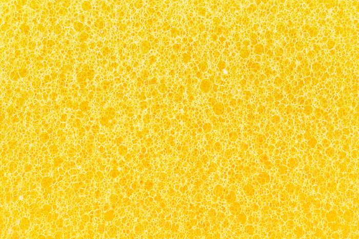 abstract yellow sponge texture background