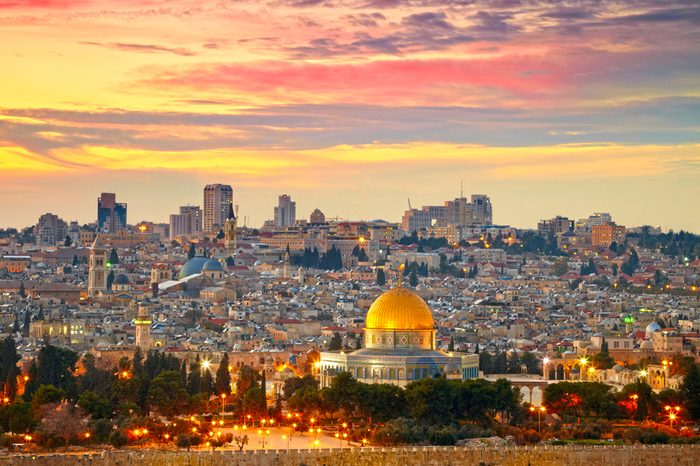 View to Jerusalem old city. Israel