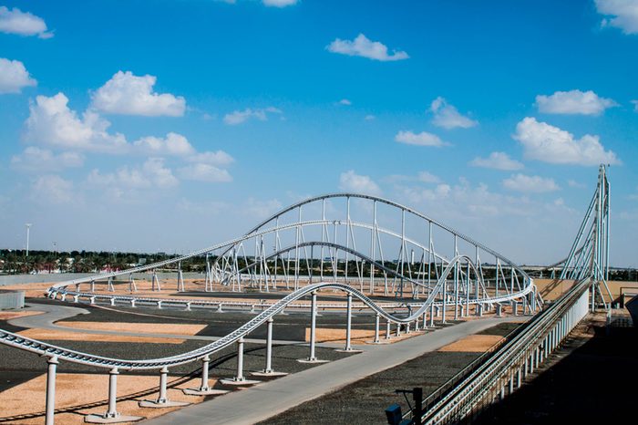 Roller-coaster-at-Ferrari-World-at-Yas-Island-in-Abu-Dhabi