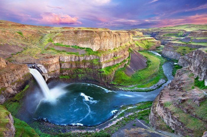 The Palouse Falls in Washington, USA