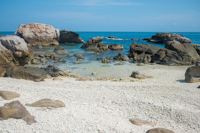 The beach in Arnhem land of Northern Territory state of Australia.