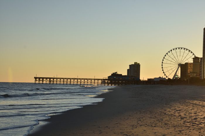 Sunset in Myrtle Beach South Carolina