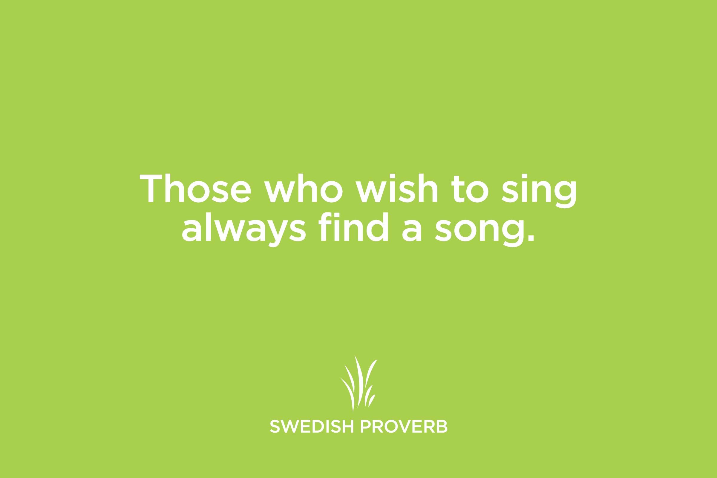 swedish proverb