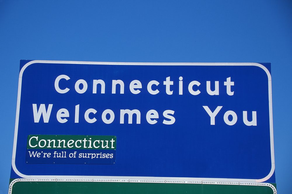 Welcome to Connecticut Sign