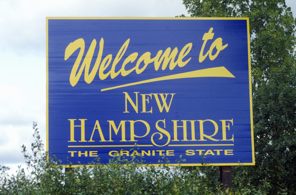 Welcome to New Hampshire Sign