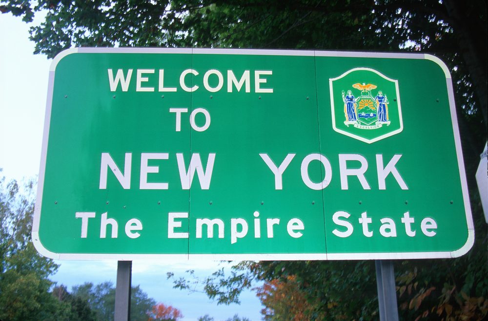 Welcome to New York Sign