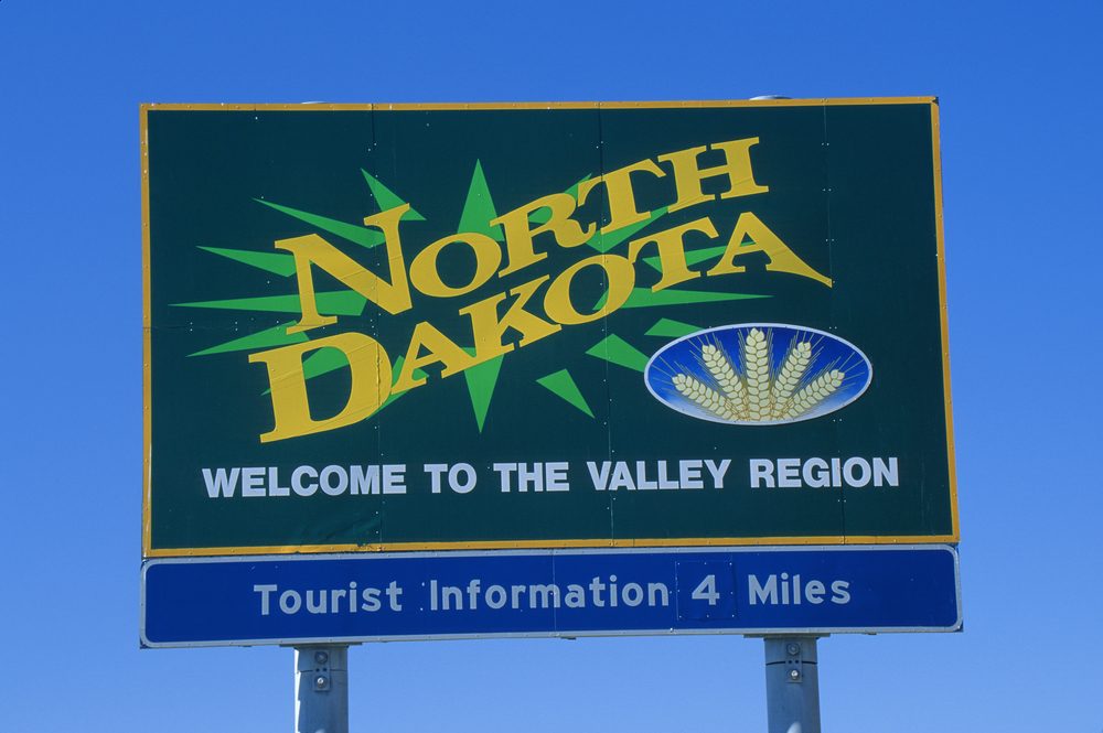 Welcome to North Dakota Sign