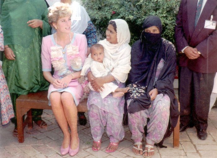 Diana Princess Of Wales Visit To Pakistan September 1991