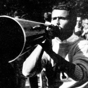 Black & white photo of George H.W. Bush