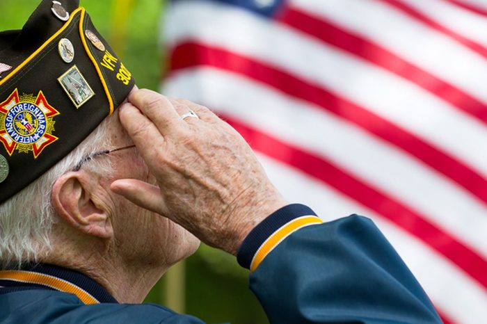 Veteran's Saluting