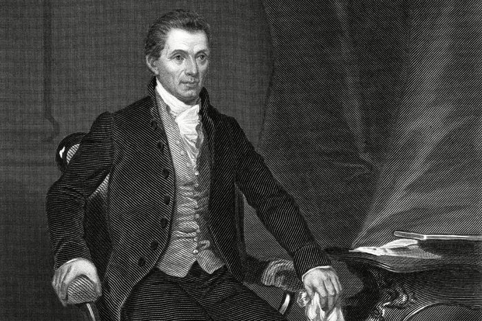 James Monroe (1758-1831) 5th President of the United States (1817-1825) circa 1820